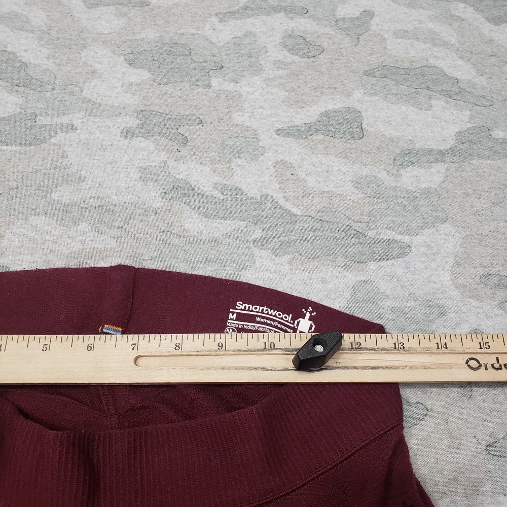 Smartwool Leggings Womens Medium Red Base Layer Intraknit 250 Pull On Outdoors - Picture 4 of 11